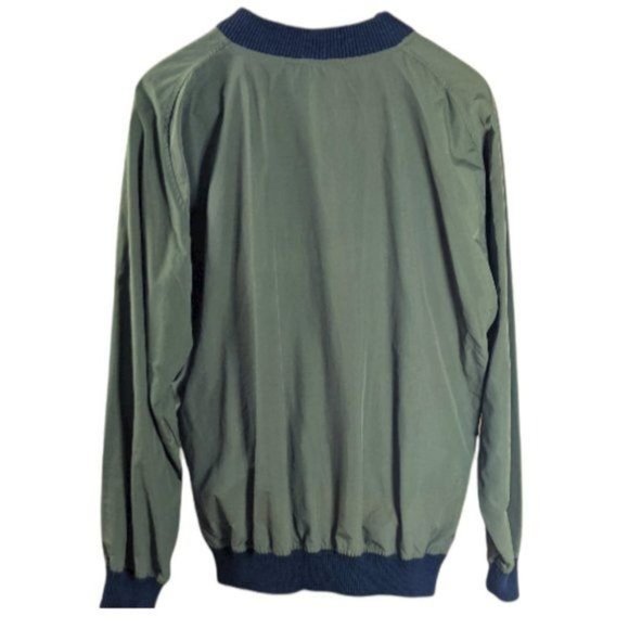 Men's Elion Apparel Pullover Windbreaker in Olive Green Black Embroidery - XL - Picture 9 of 15